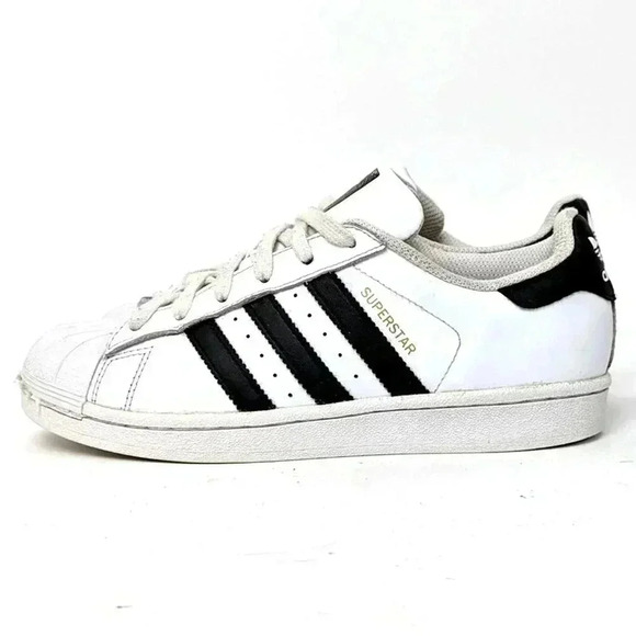 Adidas Originals White & Black Superstar - Picture 1 of 10